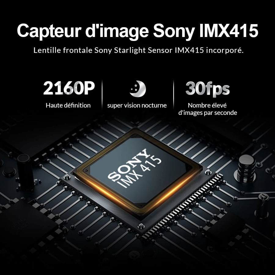 Rétroviseur Caméra embarqué 4k Avec Traceur GPS