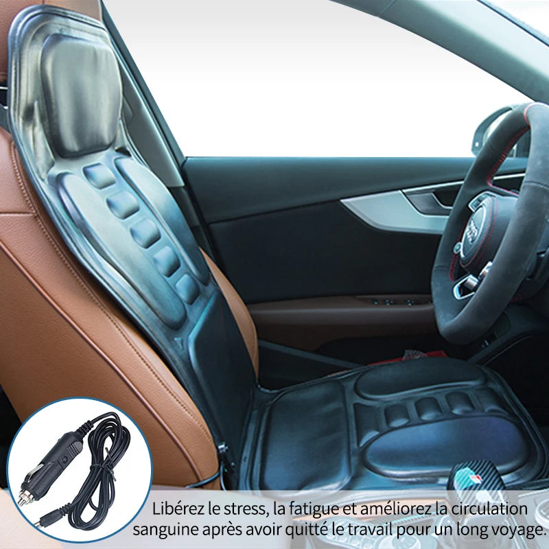 Coussin Siège Chauffant et Massant en Cuir