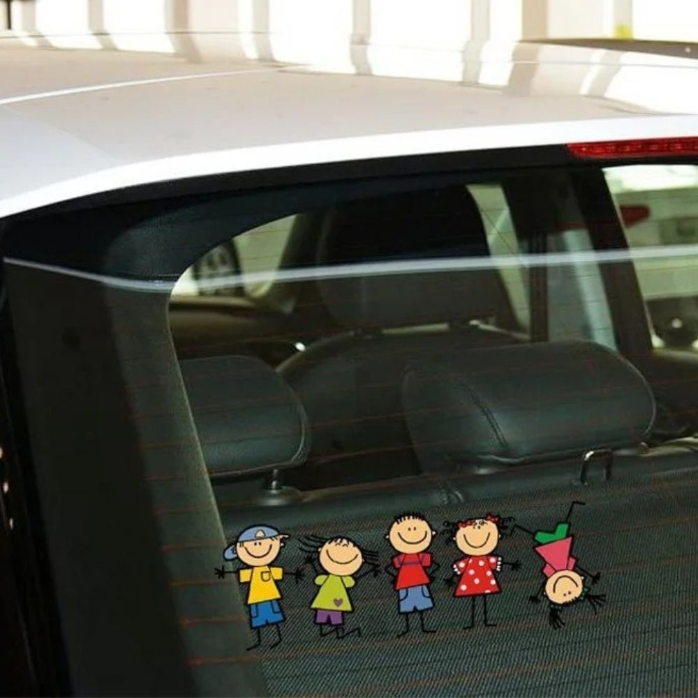 Autocollant Famille Voiture | Style Familial ®