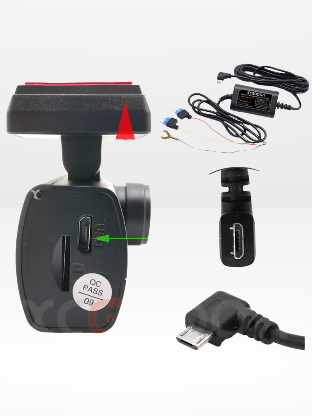 Kit de câblage Hardwire pour Dashcam – Mode Parking 24h/24