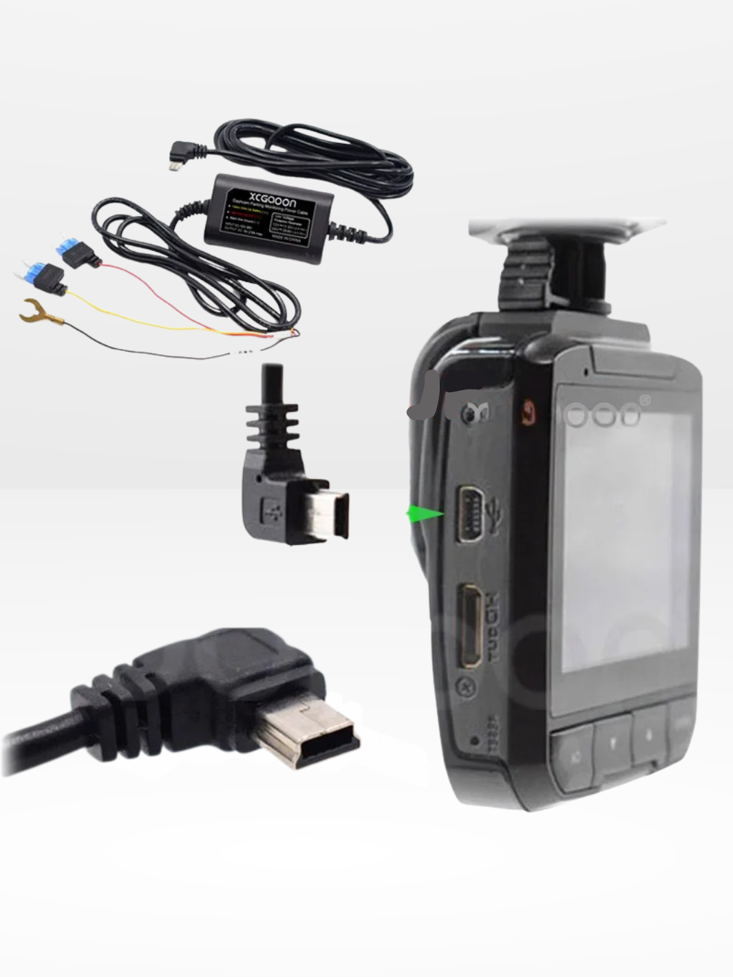 Kit de câblage Hardwire pour Dashcam – Mode Parking 24h/24