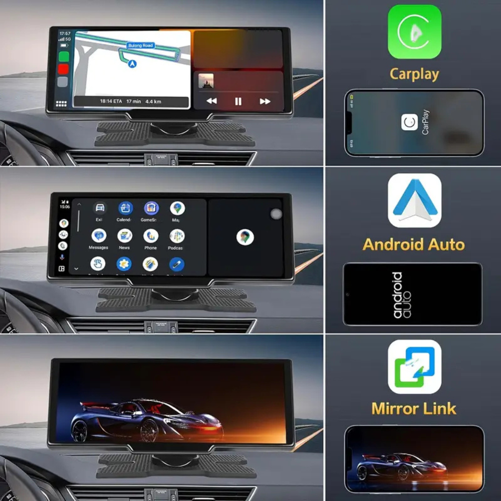 Écran CarPlay avec Caméra Embarquée | La Technologie Suprême®