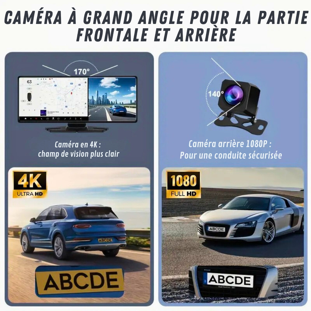 Écran CarPlay avec Caméra Embarquée | La Technologie Suprême®