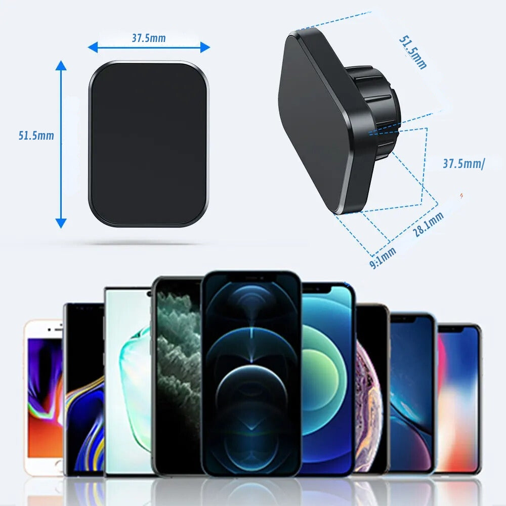 Support Téléphone Voiture Grille Aération Ronde | Energie Magnétique ®