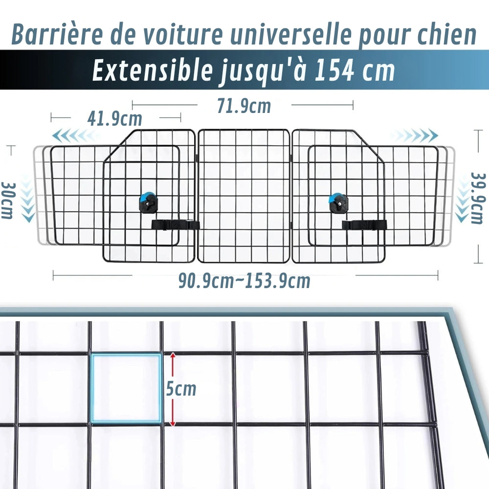 Grille Chien Voiture | Clôture Universelle®
