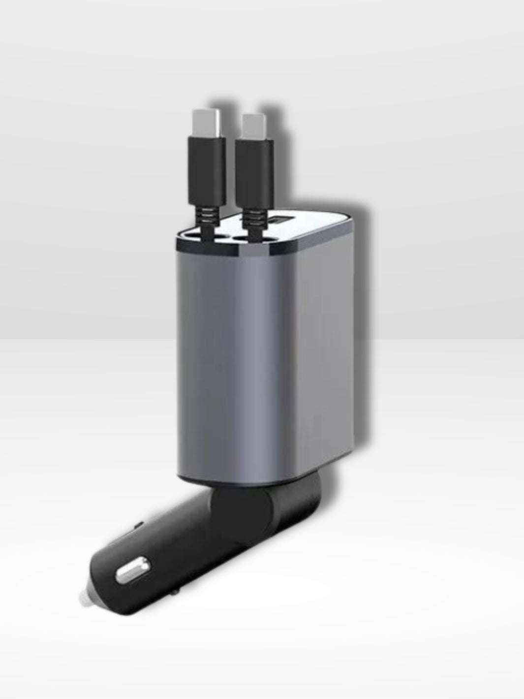 Chargeur Rapide 4-en-1 rétractable pour Voiture