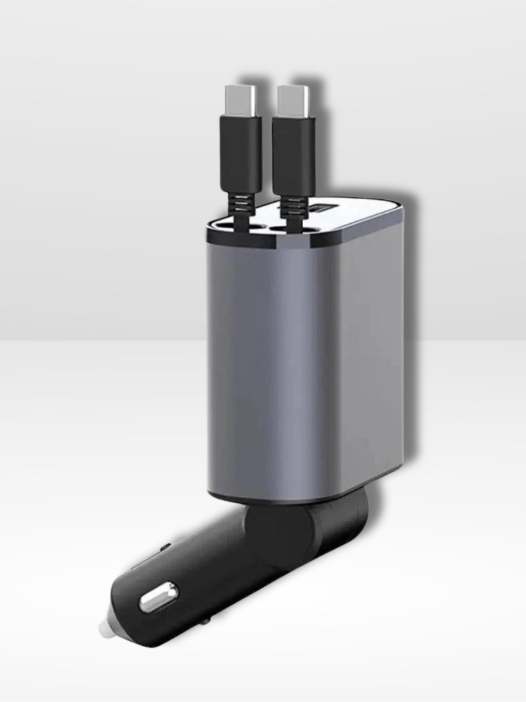 Chargeur Rapide 4-en-1 rétractable pour Voiture