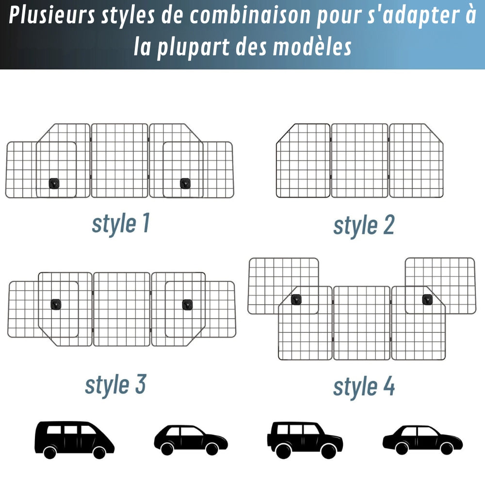 Grille Chien Voiture | Clôture Universelle®