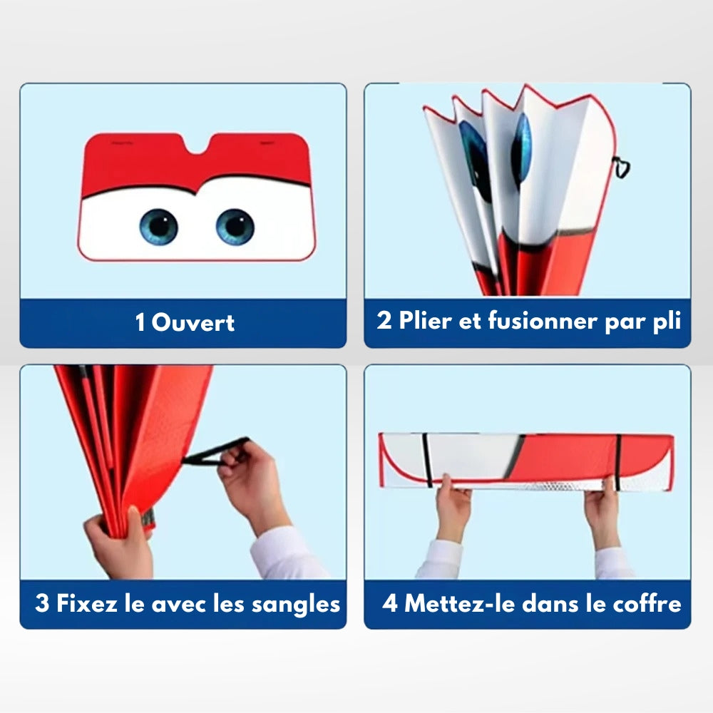 Pare-soleil Cars | Style Éclatant ®