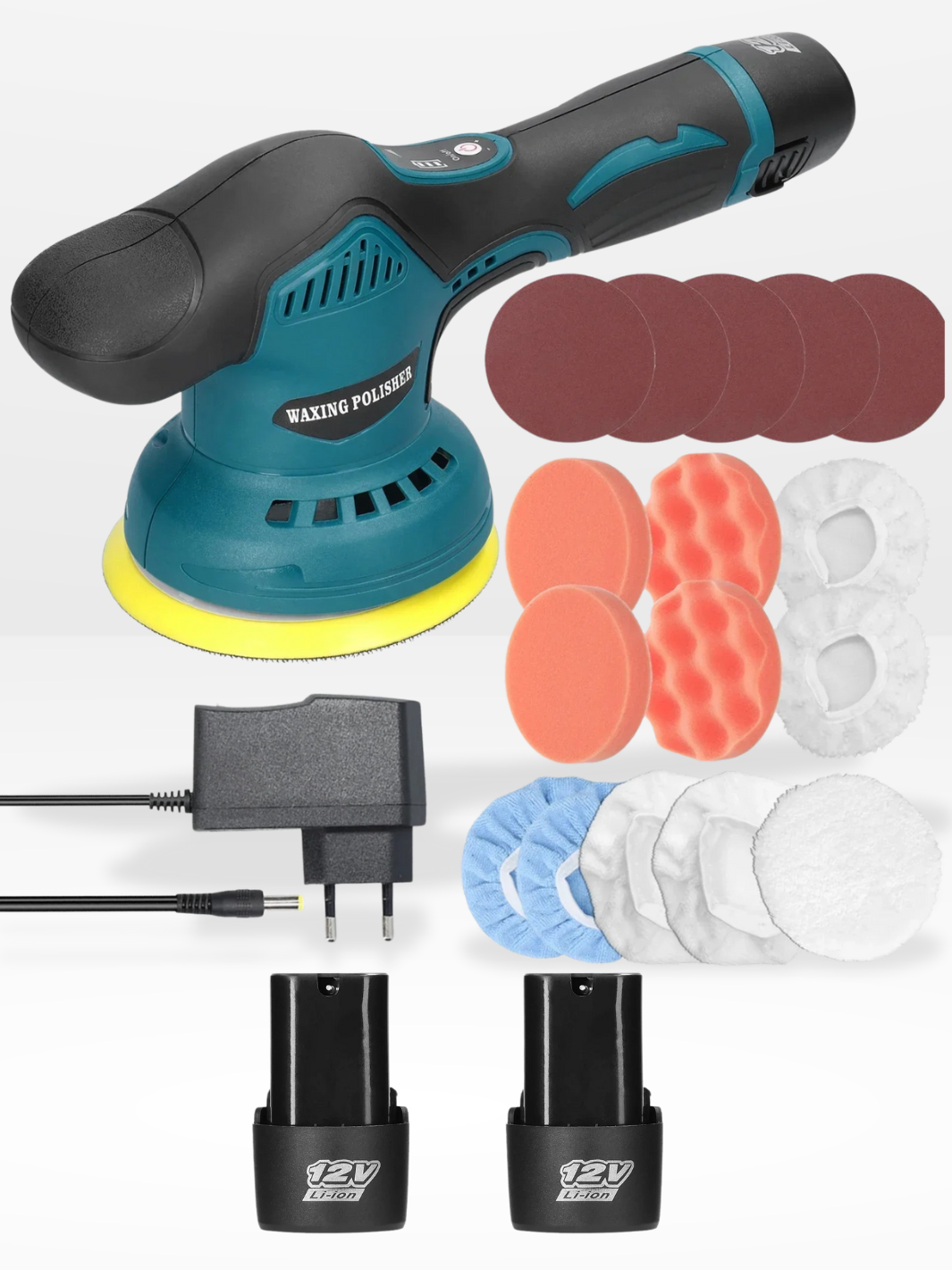 Mini polisseuse sans fil – Orbitale, compacte & puissante | Brillance Pro®
