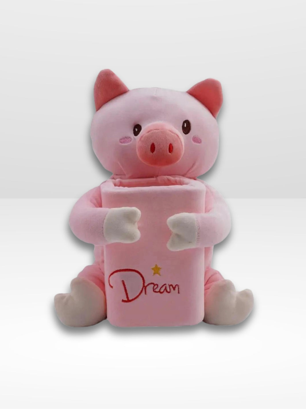Peluche Cochon pour Accoudoir de Voiture