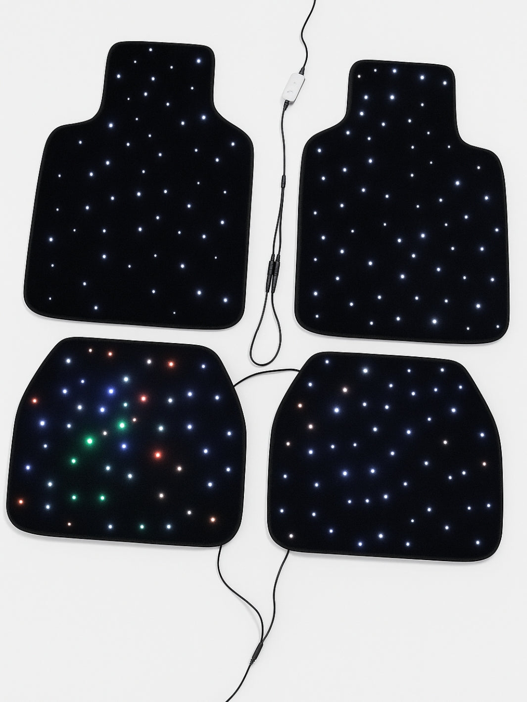 Tapis de sol LED étoilés pour voiture – Ambiance lumineuse haut de gamme