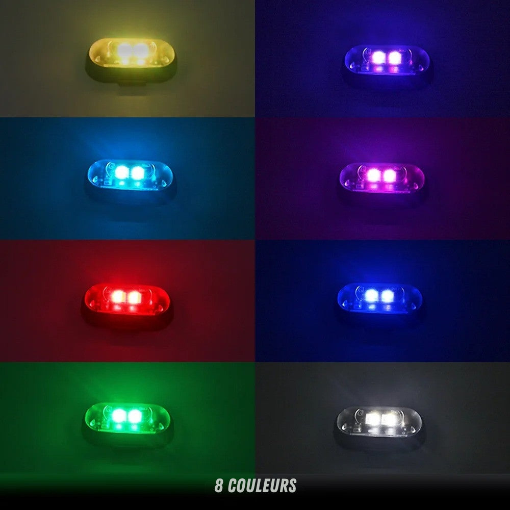 Mini Stroboscope Led sans Fil pour Voiture, Moto et Vélo
