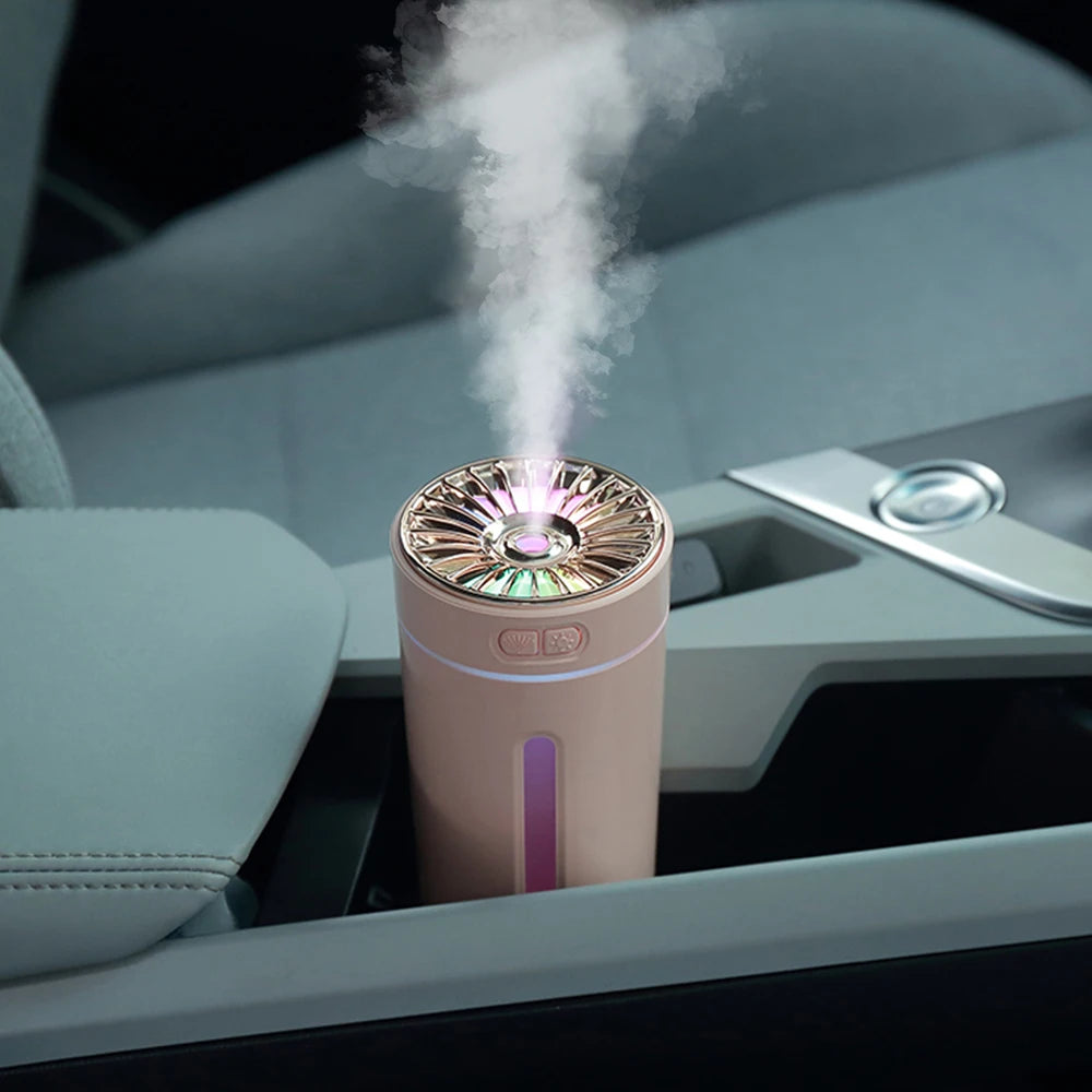 Humidificateur d'air Rose Coloré pour Voiture