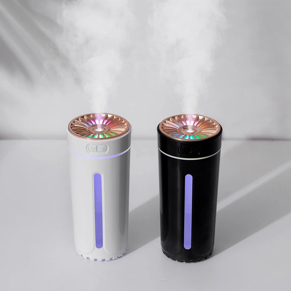Humidificateur d'air Rose Coloré pour Voiture