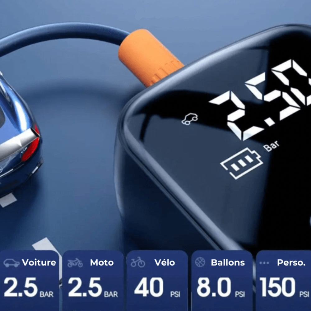 5000Mah 150 Psi Voiture Mini Gonfleur De Pneu Compresseur D'Air 5000Mah 150 Psi Voiture Mini Gonfleur De Pneu Compresseur D'Air