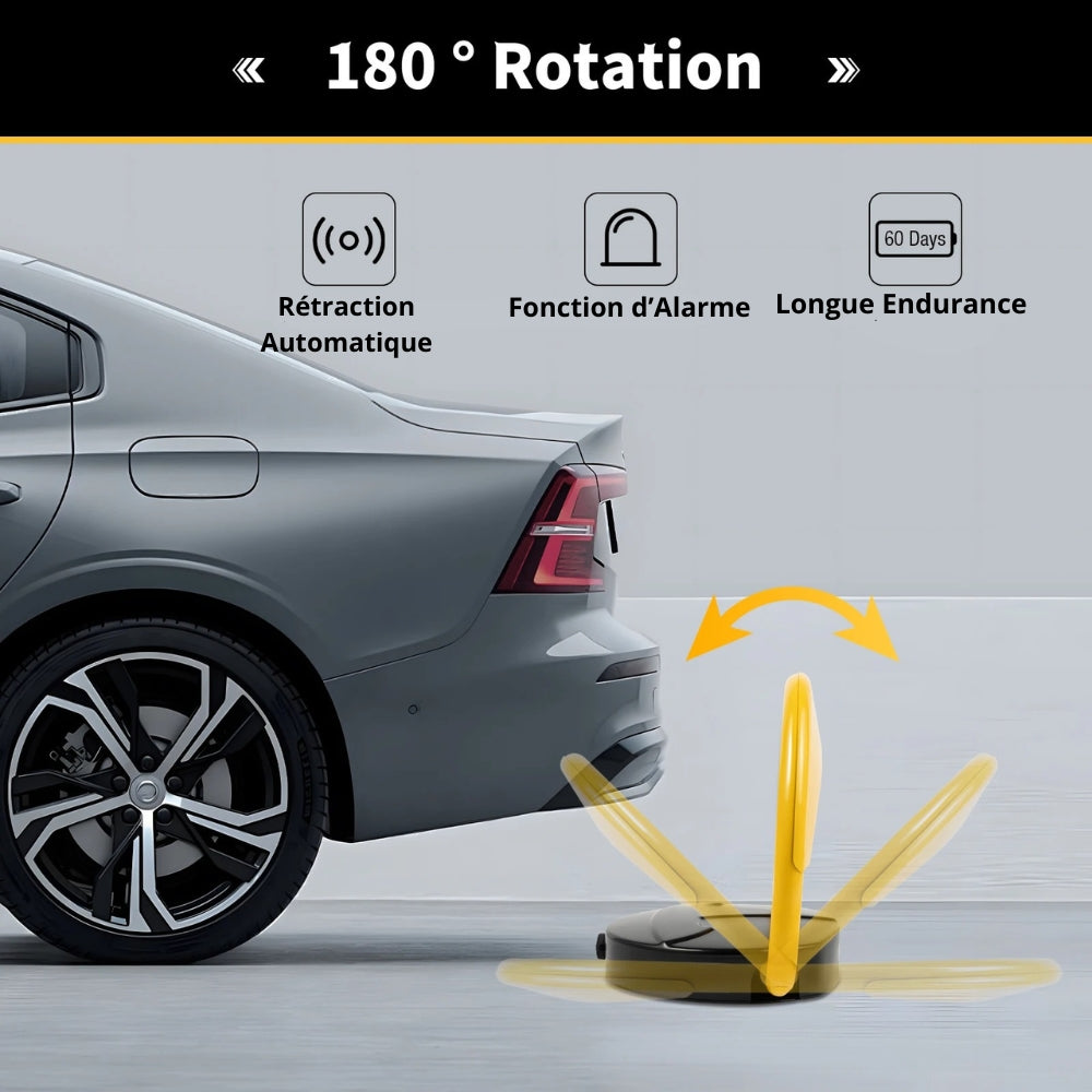 Barrière de Parking sans perçage | Arceau Automatique®