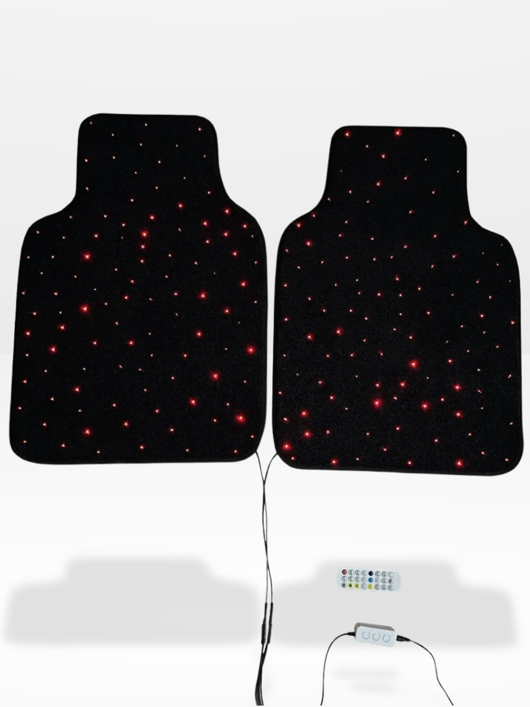 Tapis de sol LED étoilés pour voiture – Ambiance lumineuse haut de gamme