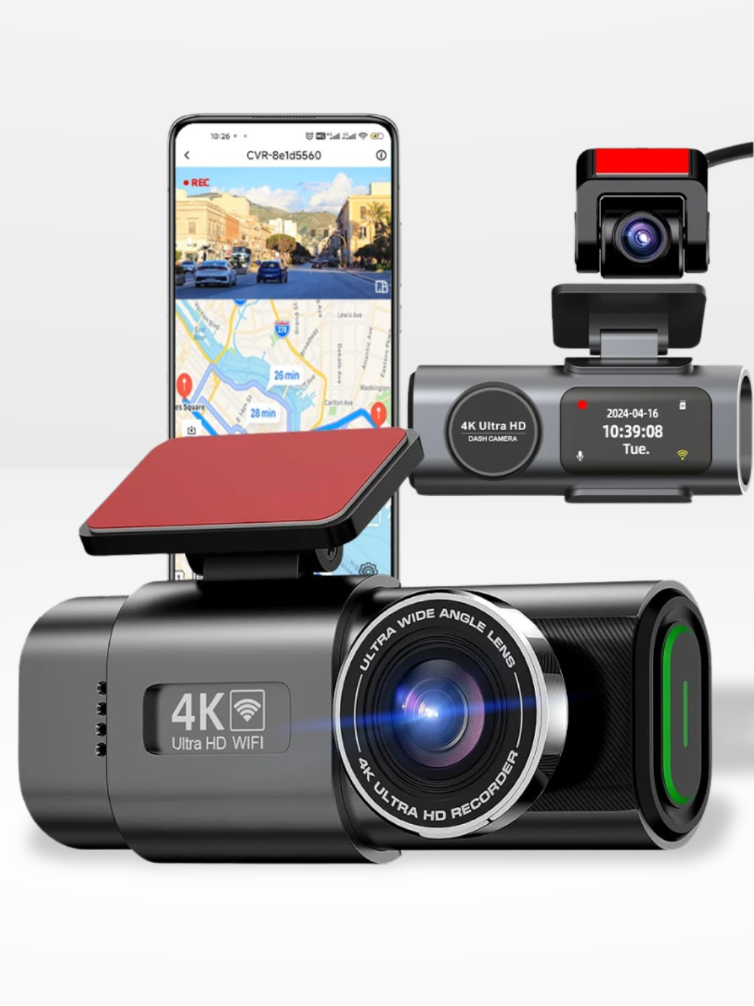 Caméra de Voiture 4k UHD |Vision parfaite®