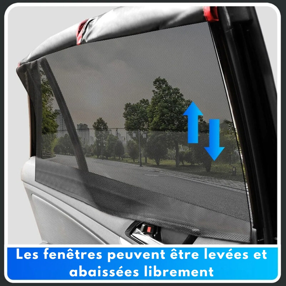 Pare-soleil Voiture Vitre Arrière | Sécurité UV ®