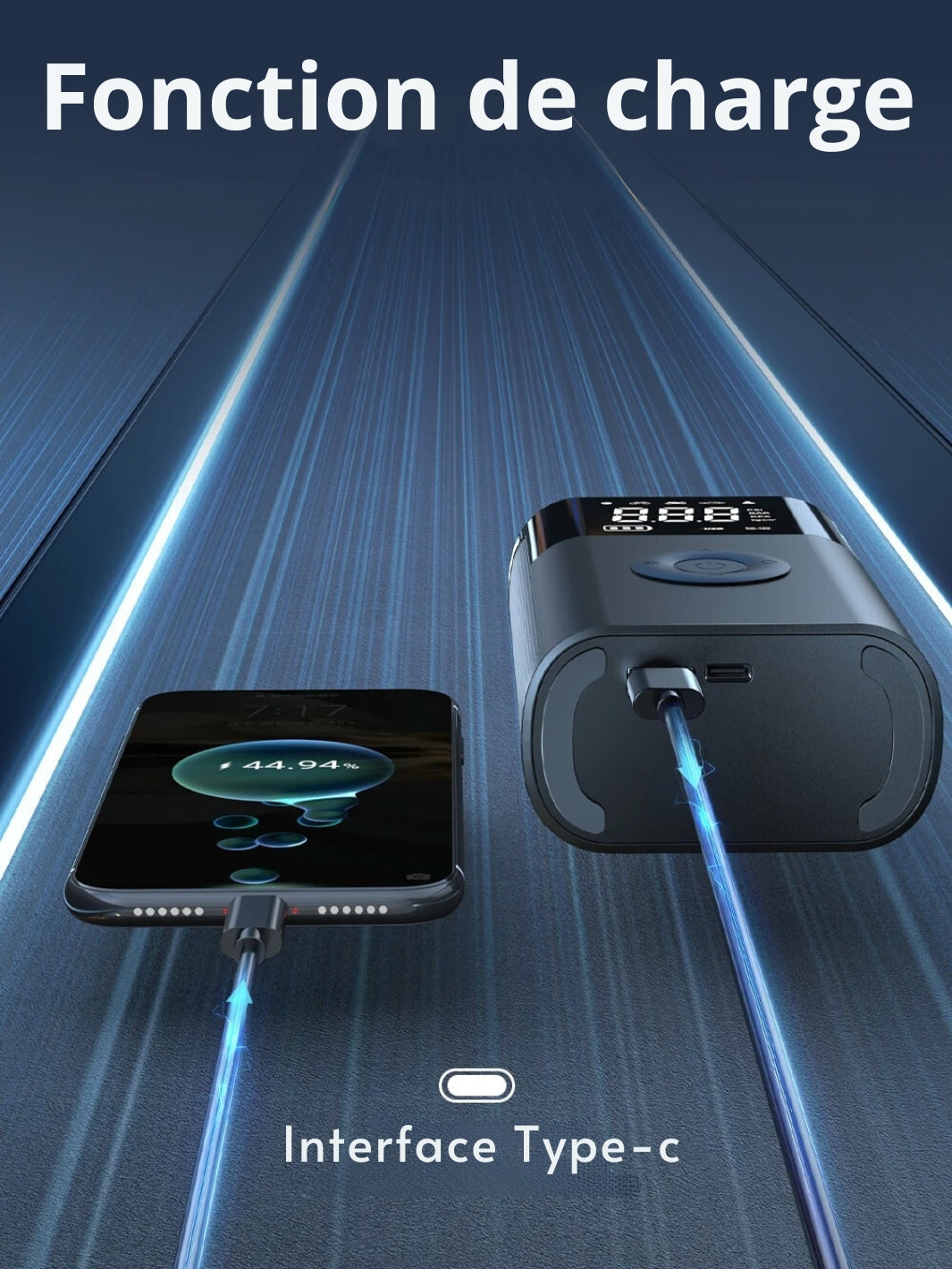Mini Compresseur d’Air Portable | Petit et Puissant ®
