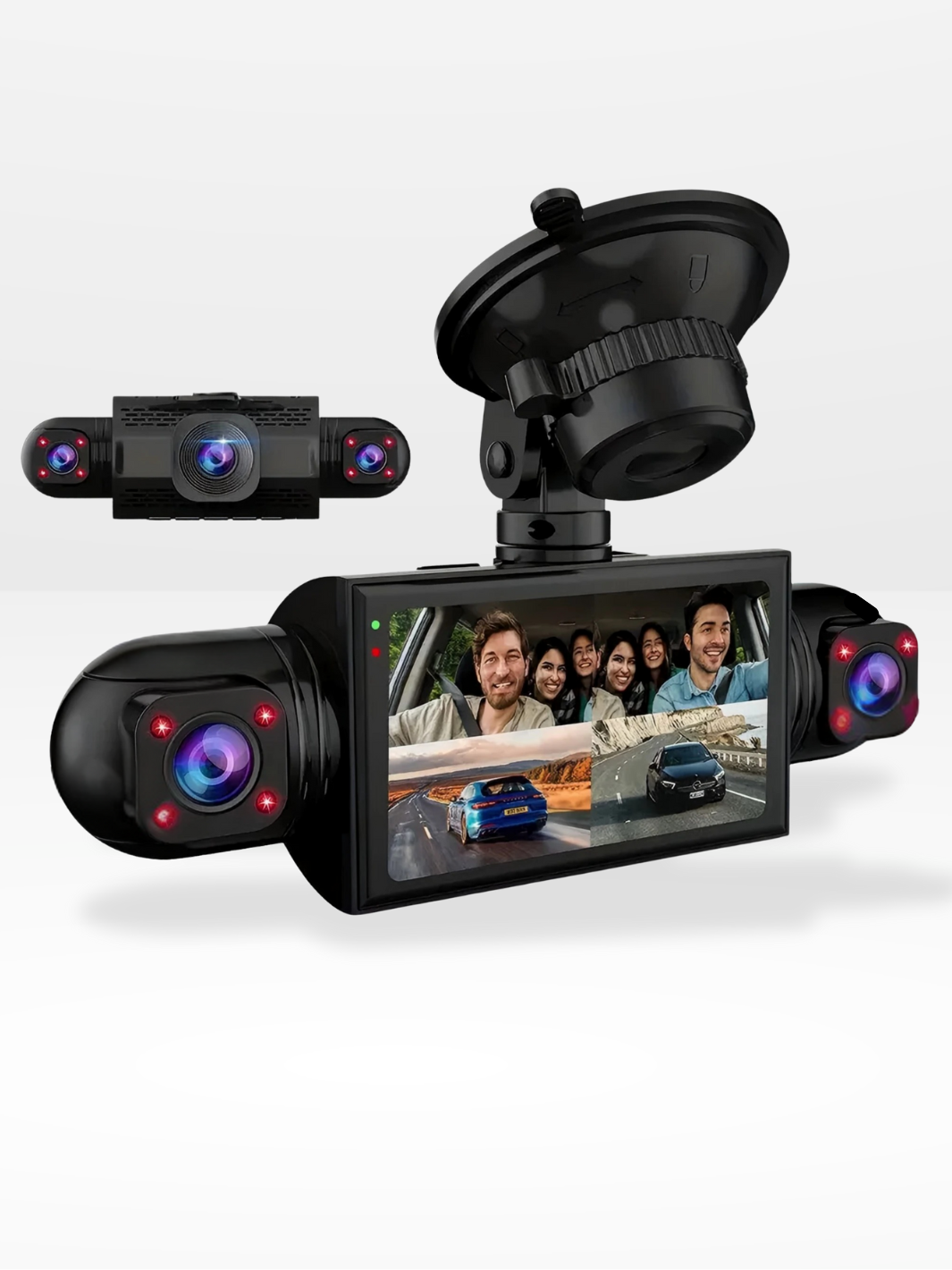Dashcam Voiture 360°| DashGard Pro CX360 | Surveillance Totale®