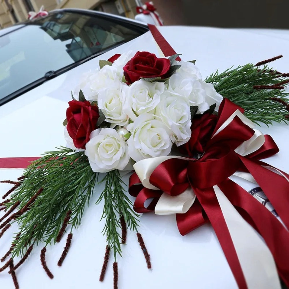Décoration Fleur Pour Voiture Mariage | Fête Romantique ®