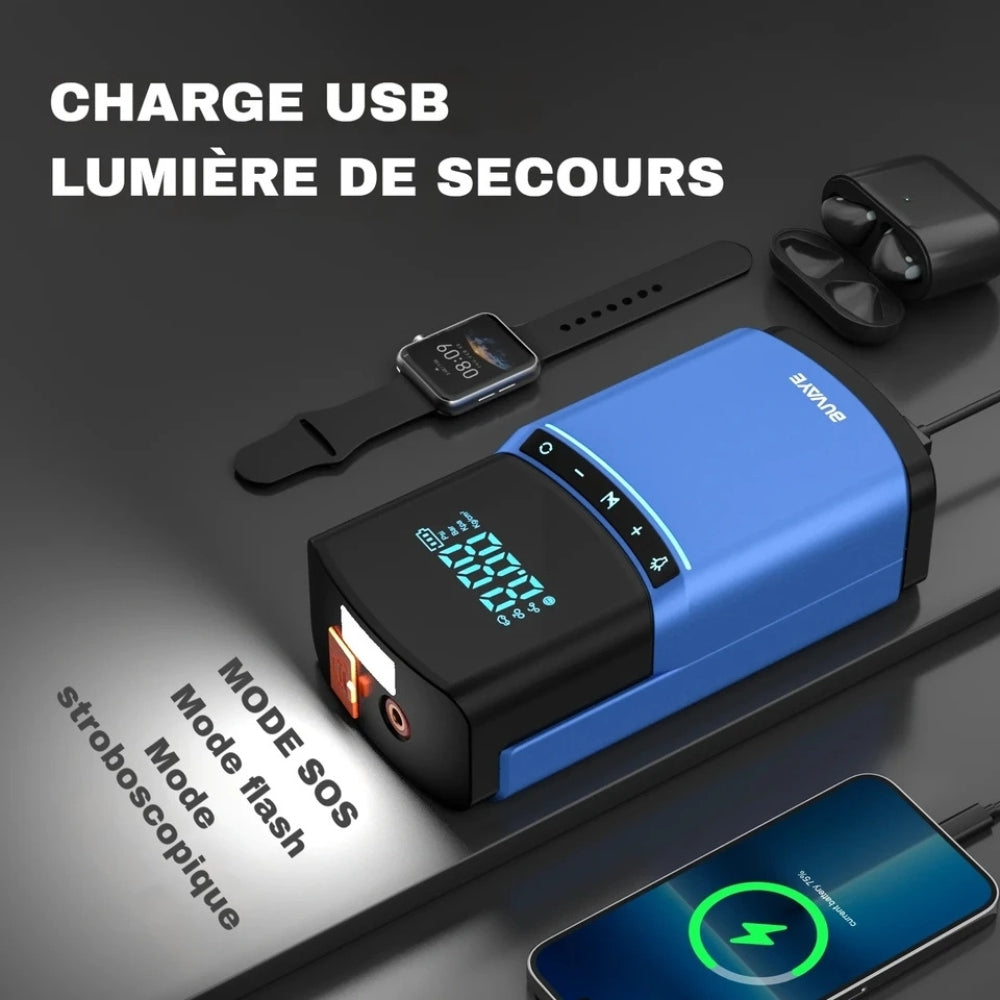 Booster Batterie et Compresseur | Puissant et Compact ®