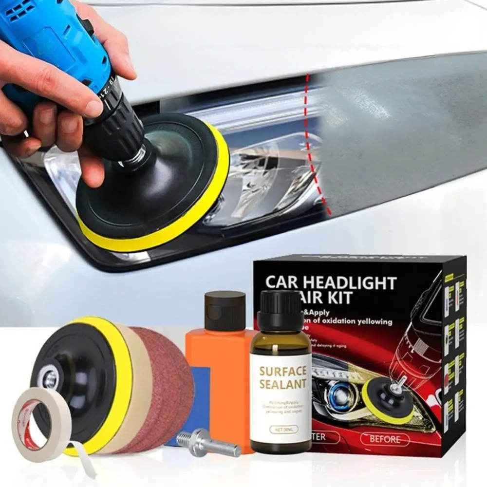 Kit Polissage Phare| Rénovez Vos Phares en Quelques Minutes