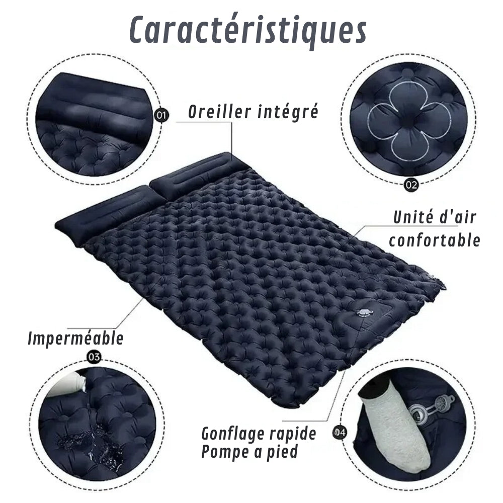 Matelas Gonflable 2 Places | Confort Nomade ®