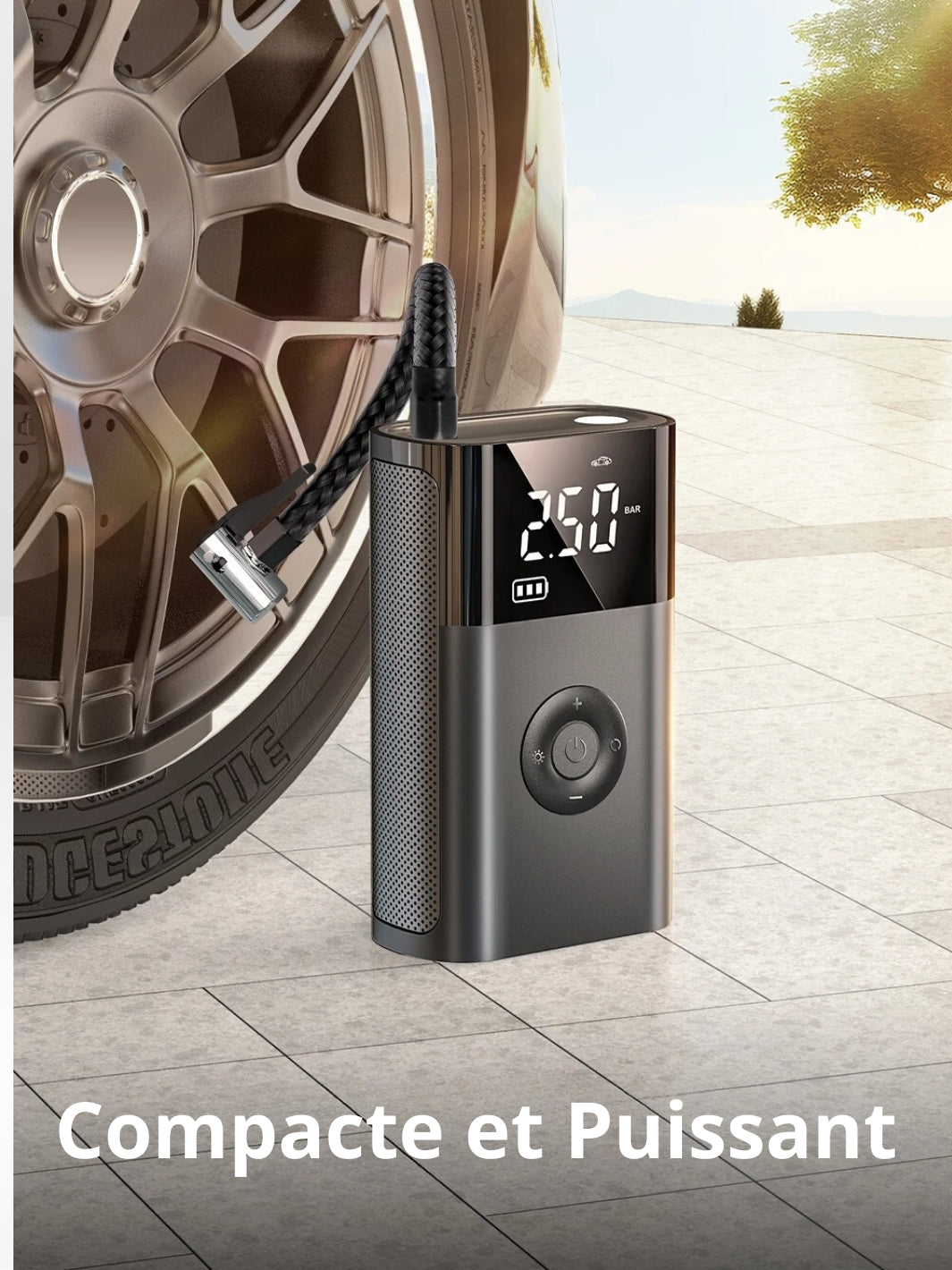 Mini Compresseur d’Air Portable | Petit et Puissant ®
