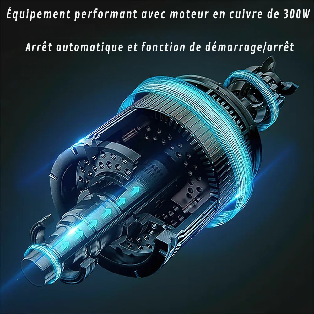 Nettoyeur Haute Pression Portable Sans Fil 60 Bars – Compact & Autonome