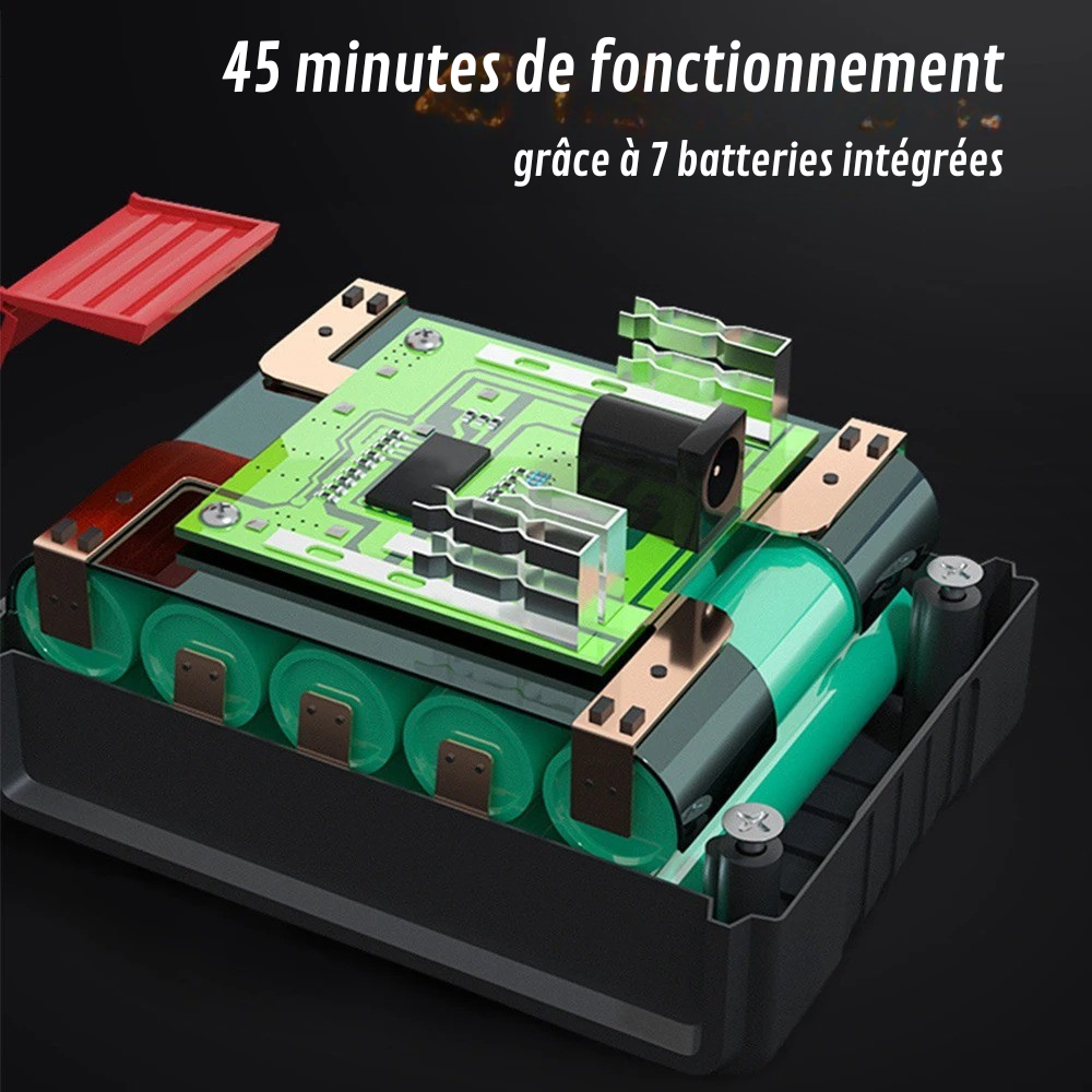 Nettoyeur Haute Pression Portable Sans Fil 60 Bars – Compact & Autonome