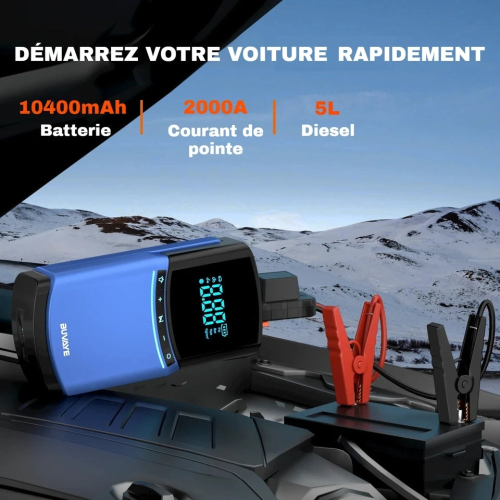 Booster Batterie et Compresseur | Puissant et Compact ®